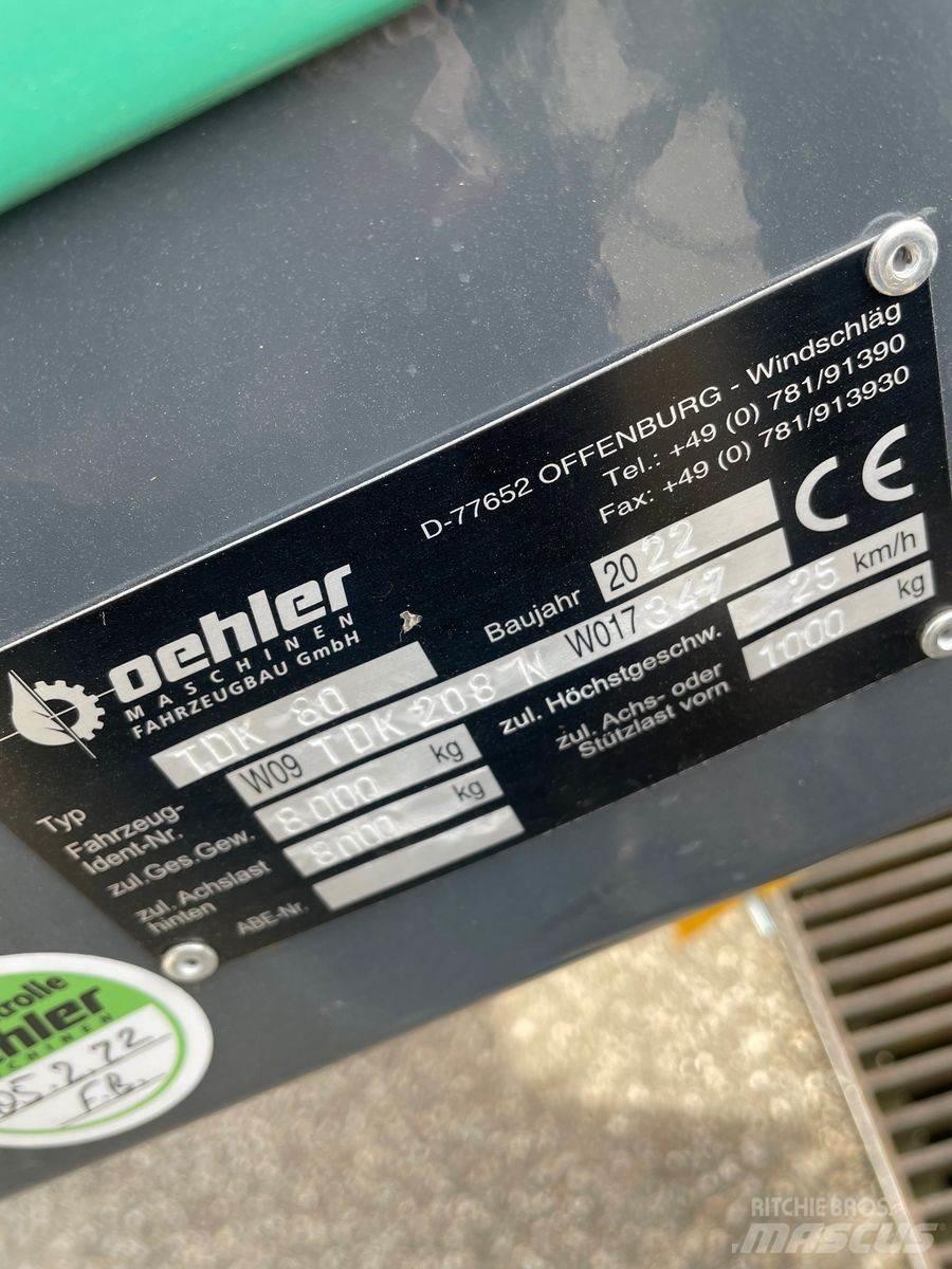 Oehler TDK 80 Тракторные самосвальные прицепы