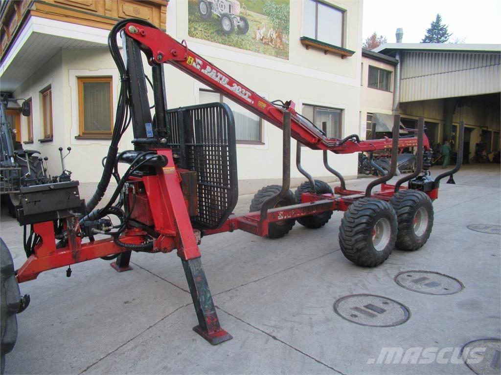 Patu 8T + 203T Лесные прицепы