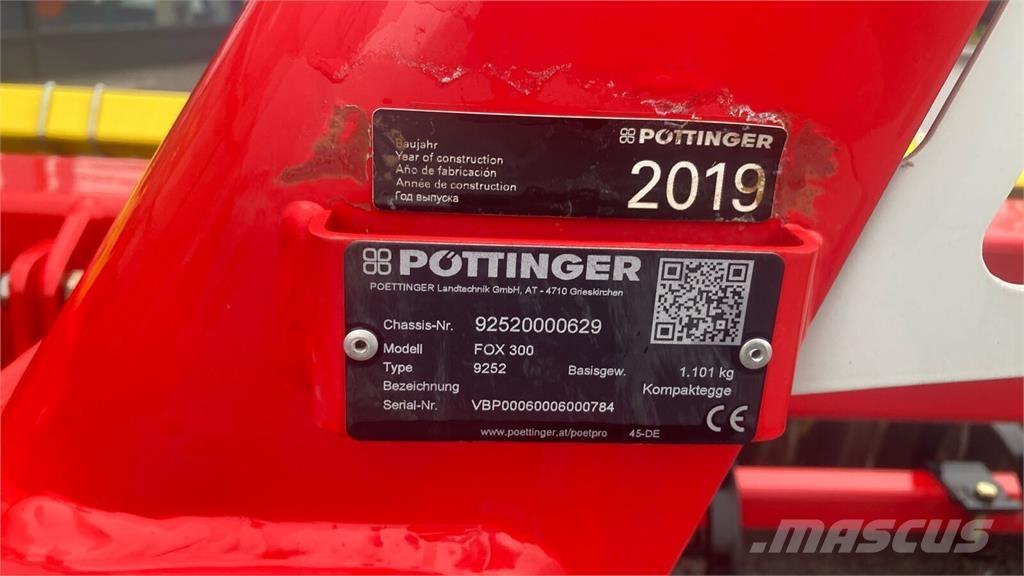 Pöttinger Fox 300 Дисковые бороны