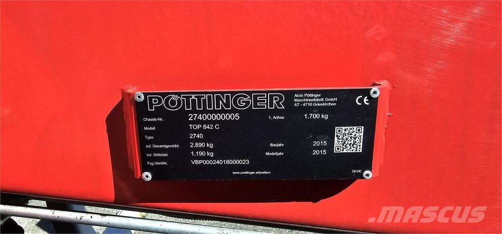 Pöttinger TOP 842C Уборочные комбайны