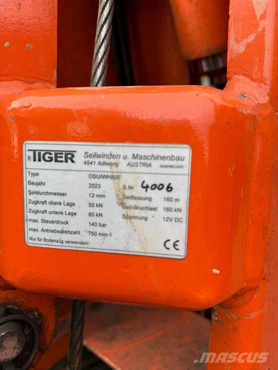 Tiger DSU / WH80E Трелёвочные лебедки
