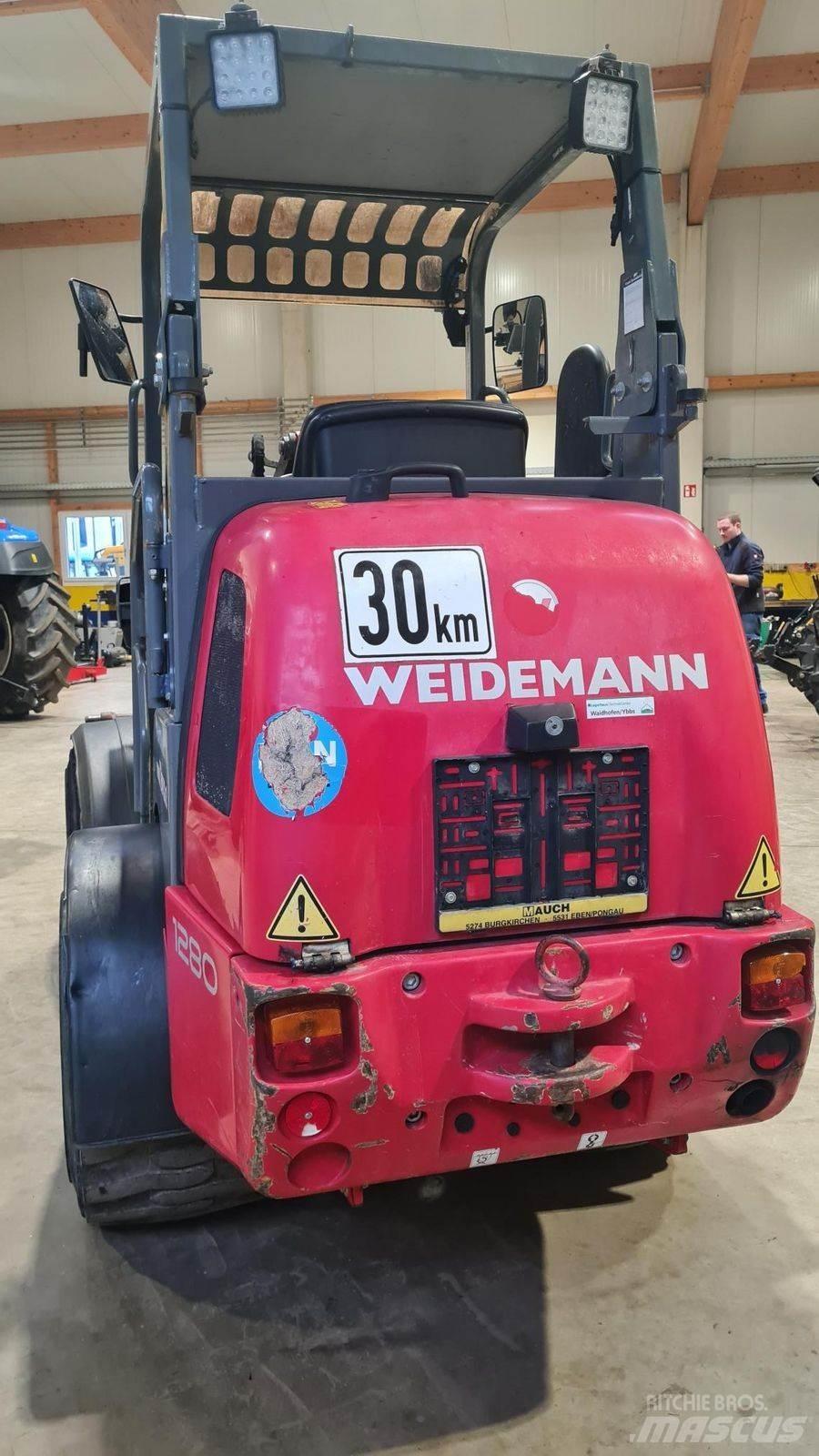 Weidemann 1280 Трактора с фронтальным погрузчиком