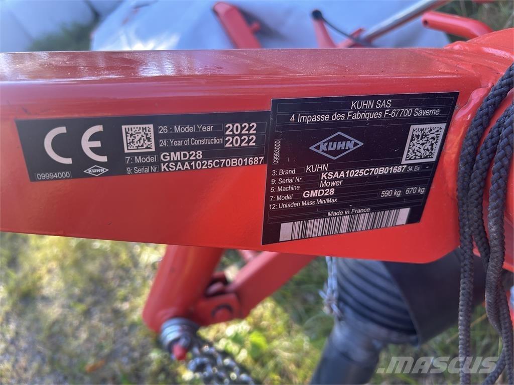 Kuhn GMD 28 Роторные косилки