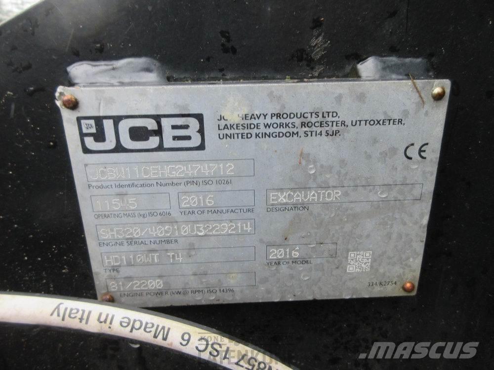 JCB Hydradig HD110W Экскаваторы-амфибии