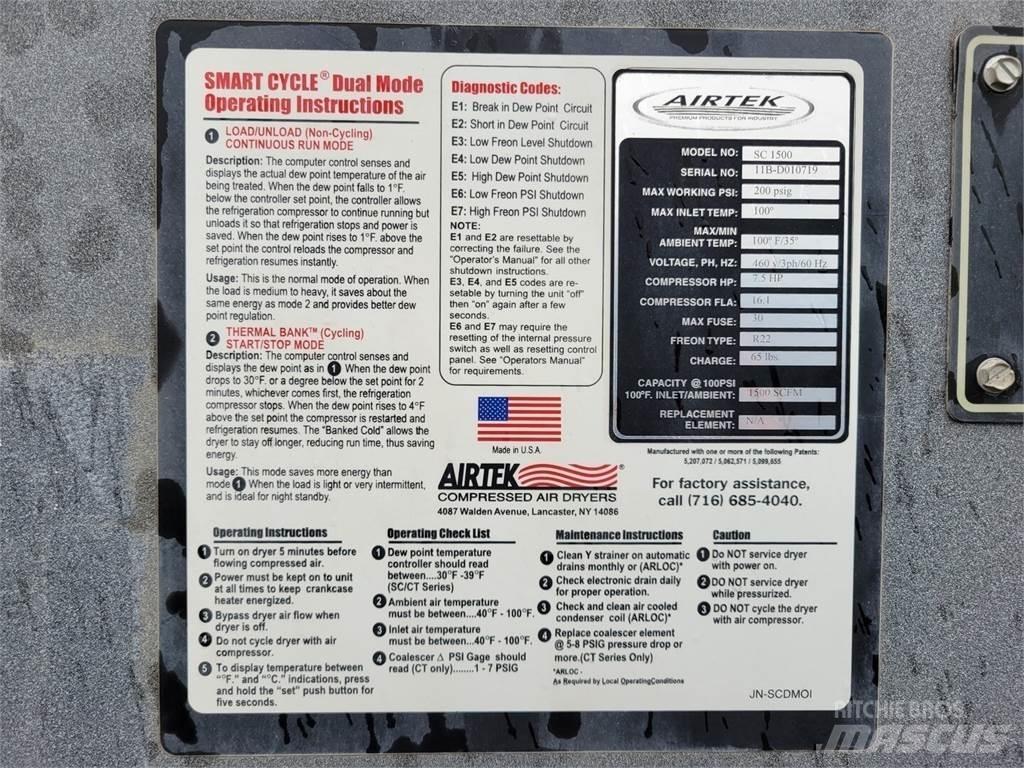  AIRTEK SC 1500 Осушители воздуха