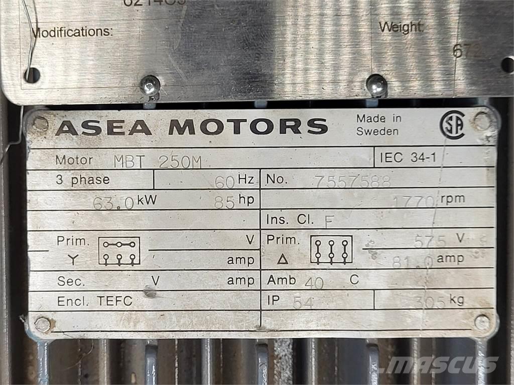 Asea MBT 250M Промышленные двигатели