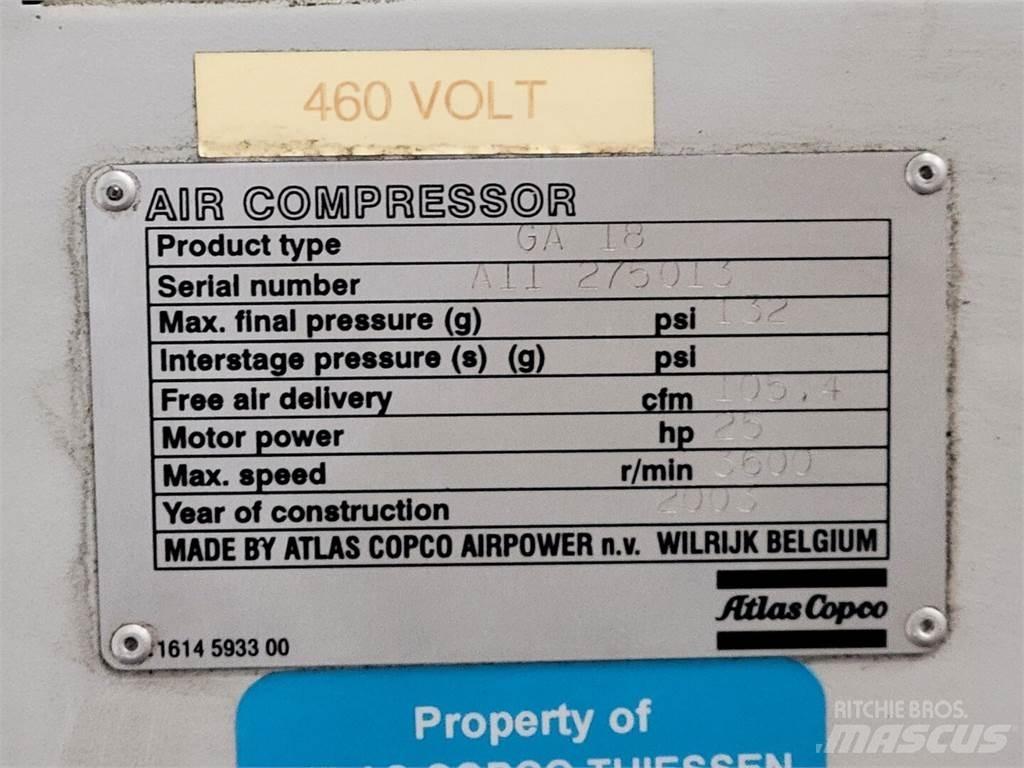 Atlas Copco GA18 Воздушные компрессоры