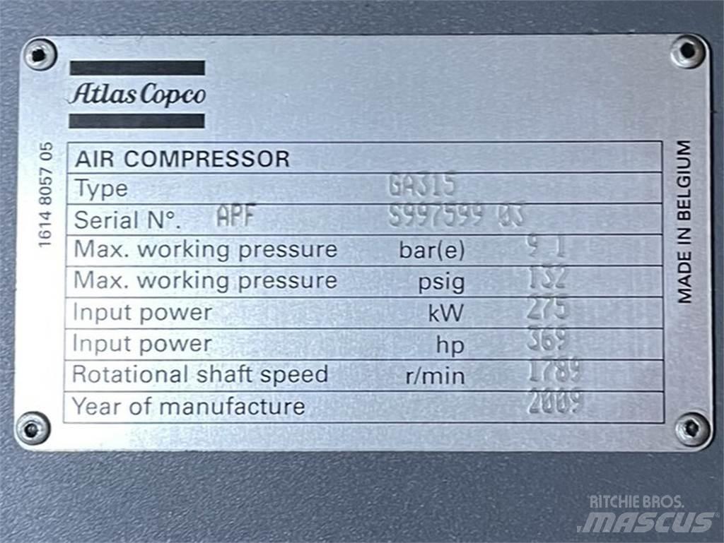 Atlas Copco GA315 Воздушные компрессоры