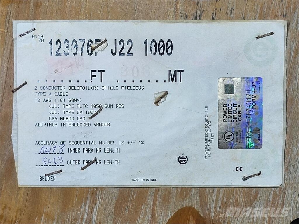 BELDEN 123076F Строительная техника - Другие