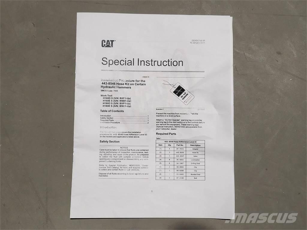 CAT 443-8546 Компоненты строительной техники