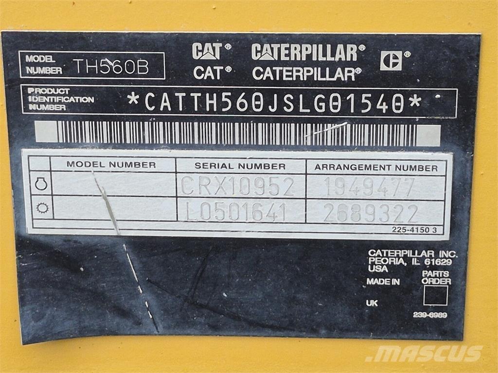 CAT TH560B Сельскохозяйственные телескопические погрузчики