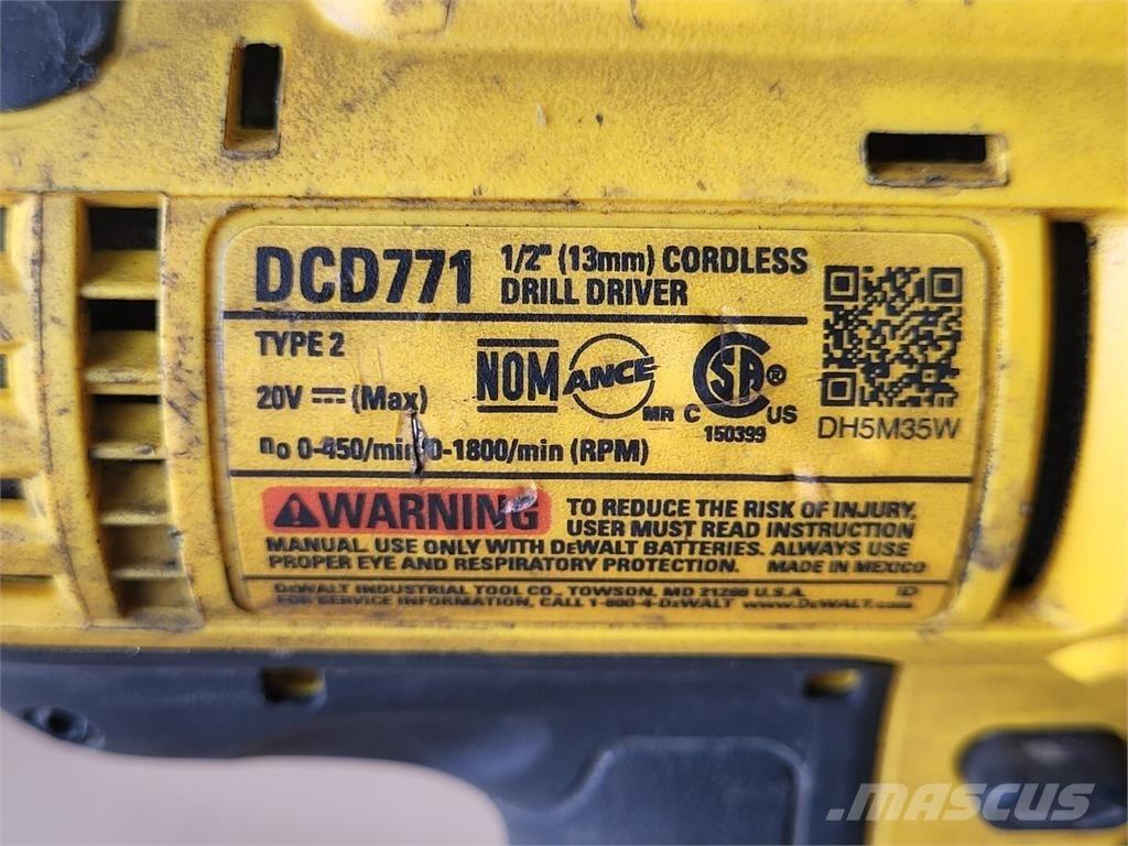 DeWalt DCD771 Строительная техника - Другие