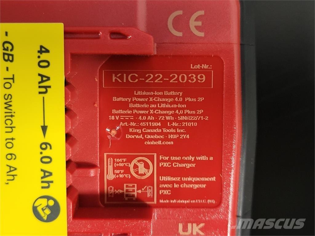 Einhell 4511904 Аккумуляторные батареи
