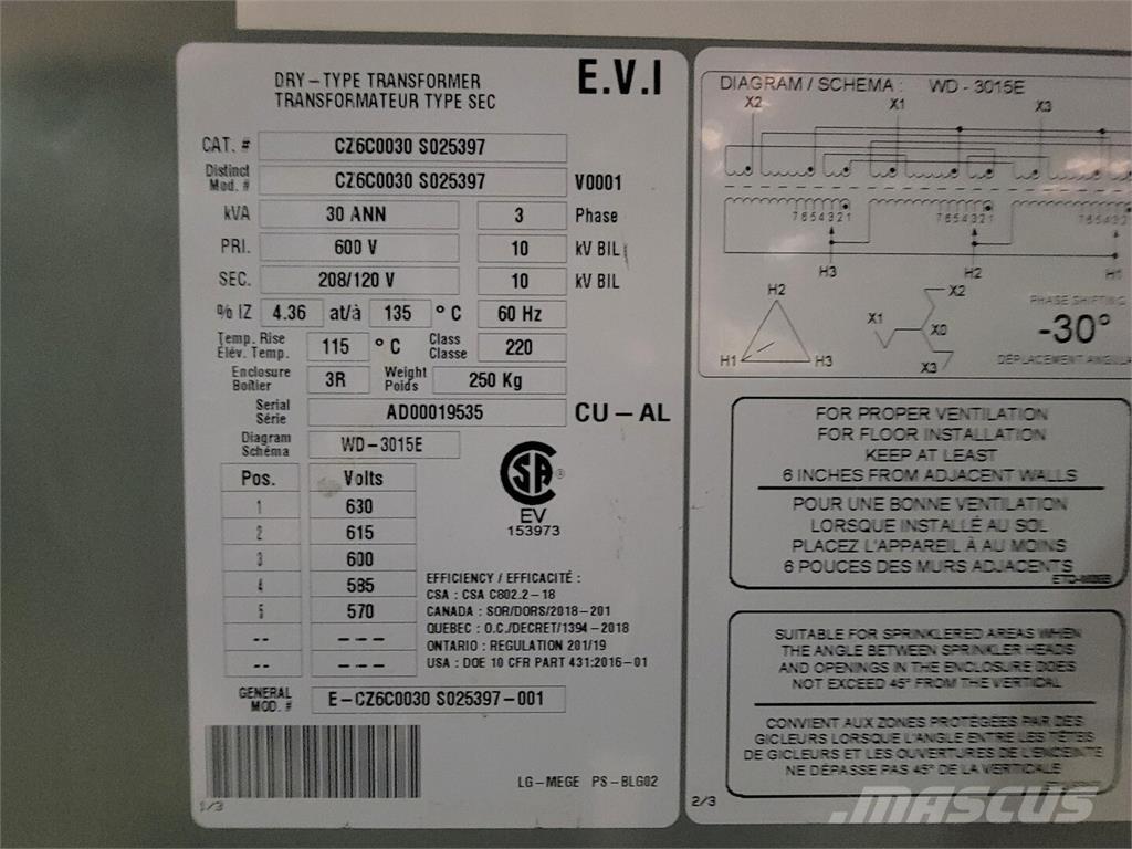 Evi CZ6C0030 S025397 Строительная техника - Другие