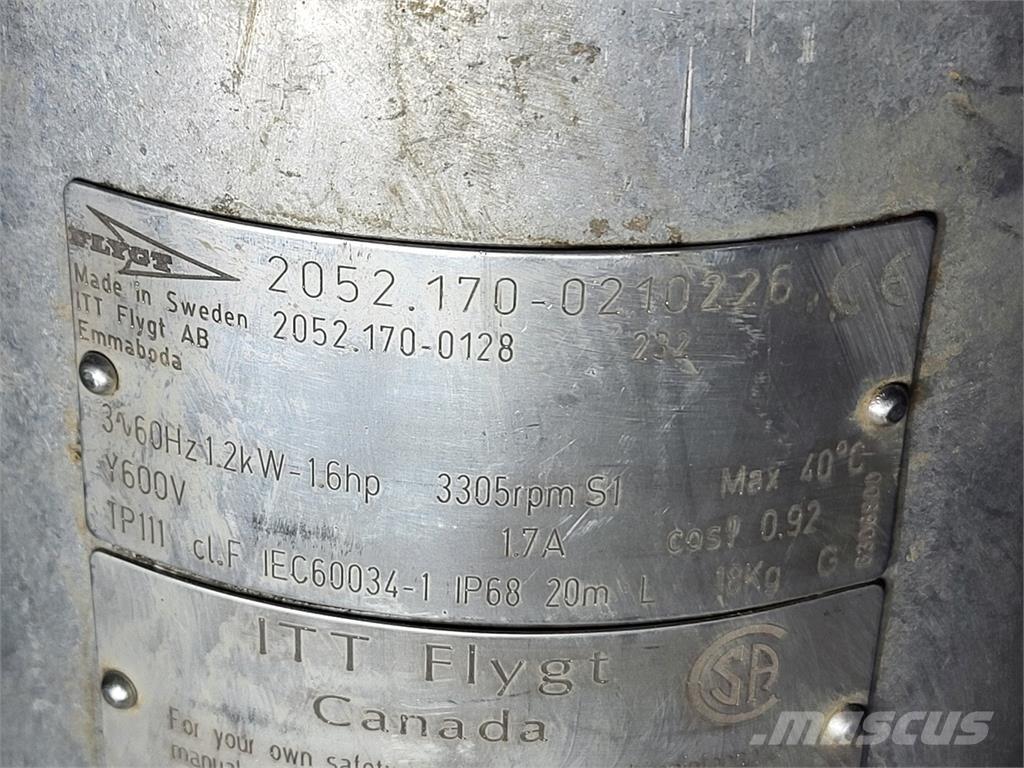 Flygt 2052.170-0128 Гидронасосы