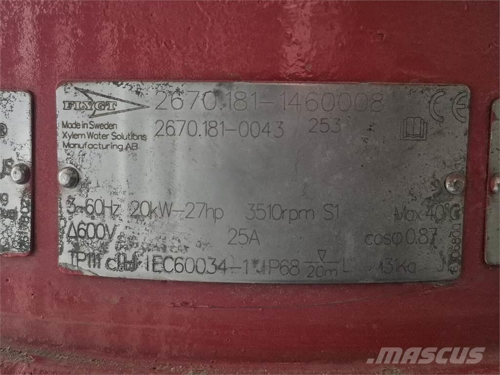 Flygt 2670.181-0043 Гидронасосы