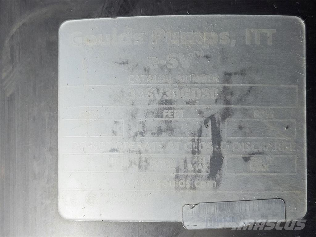  GOULDS 33SV30GD30 Гидронасосы