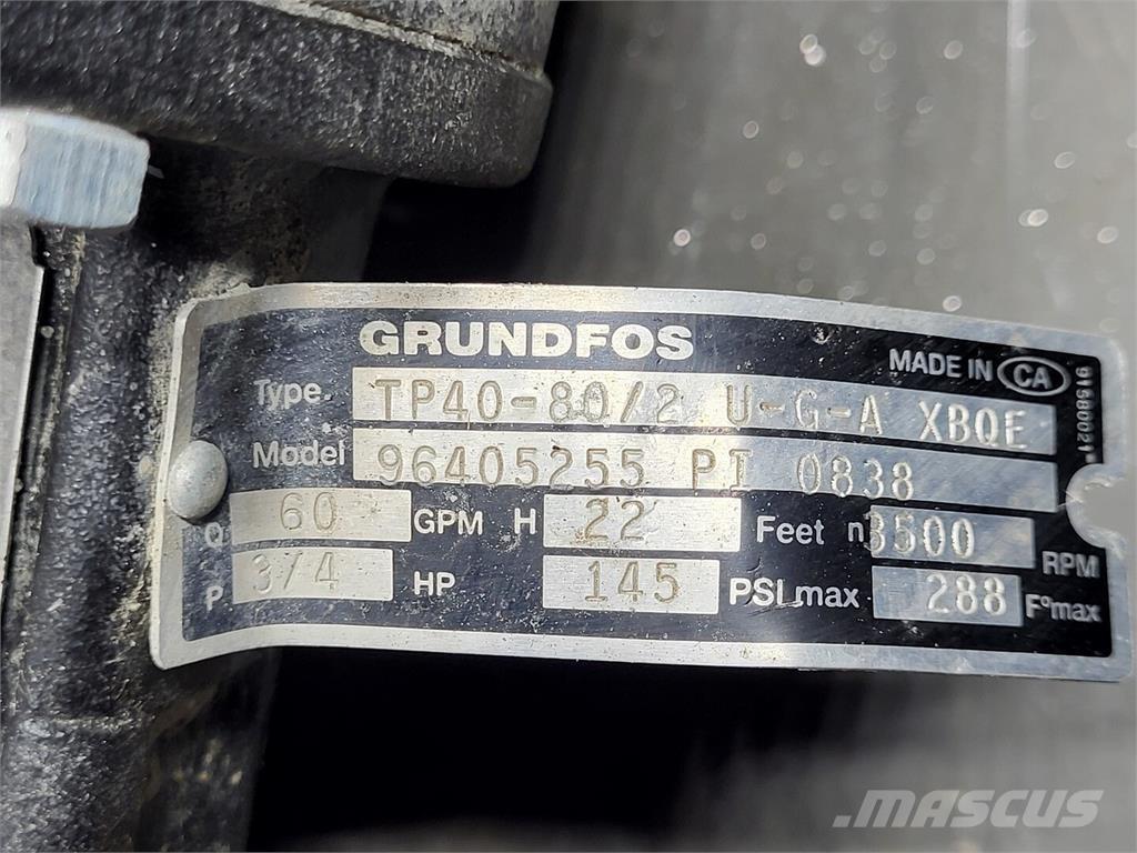 Grundfos 96405255 Гидронасосы