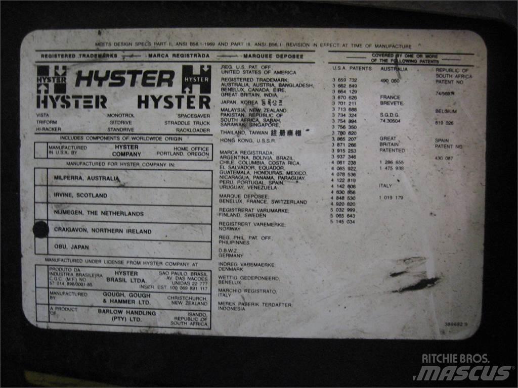 Hyster H60XM Строительная техника - Другие