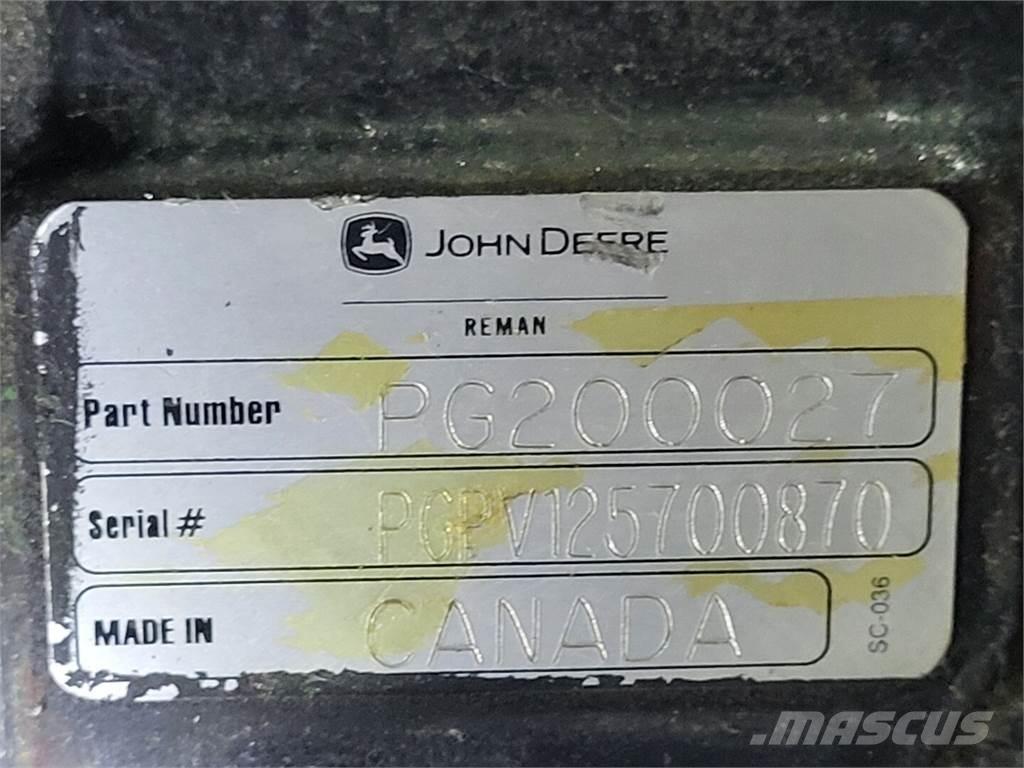 John Deere PG200027 Гидронасосы