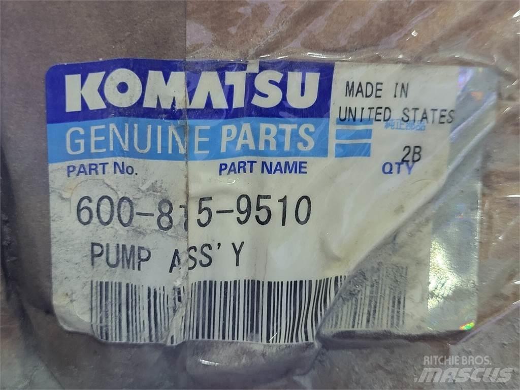 Komatsu 600-815-9510 Гидронасосы