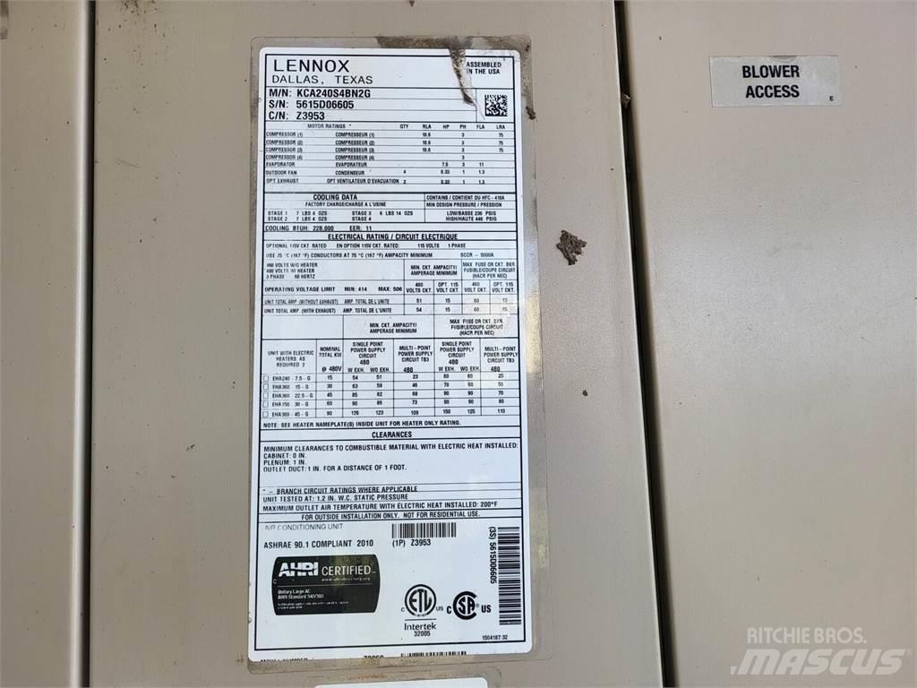  LENNOX KCA240S4BN2G Оборудование для прогрева и размораживания