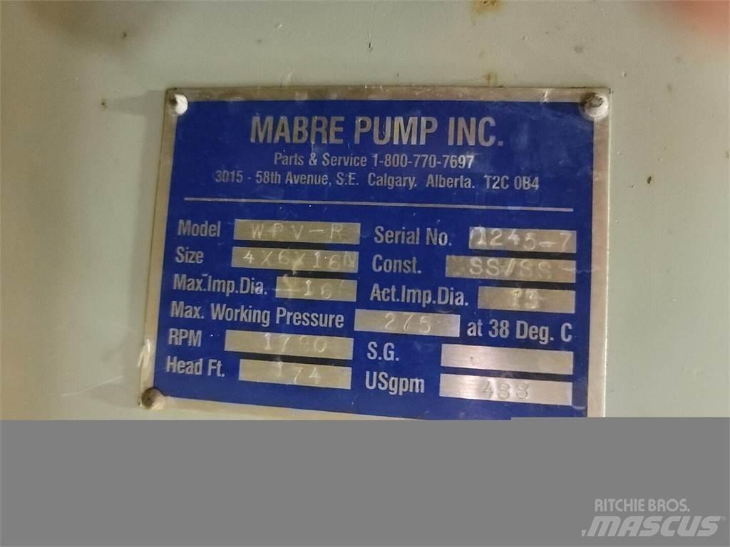  MABRE PUMP WPV-R Гидронасосы