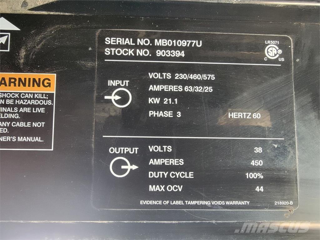 Miller Deltaweld 452 Сварочные аппараты