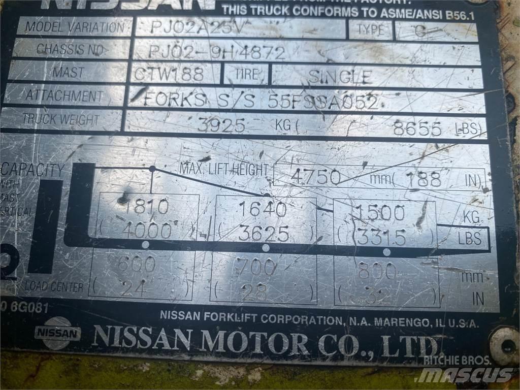 Nissan PJO2A25V Строительная техника - Другие