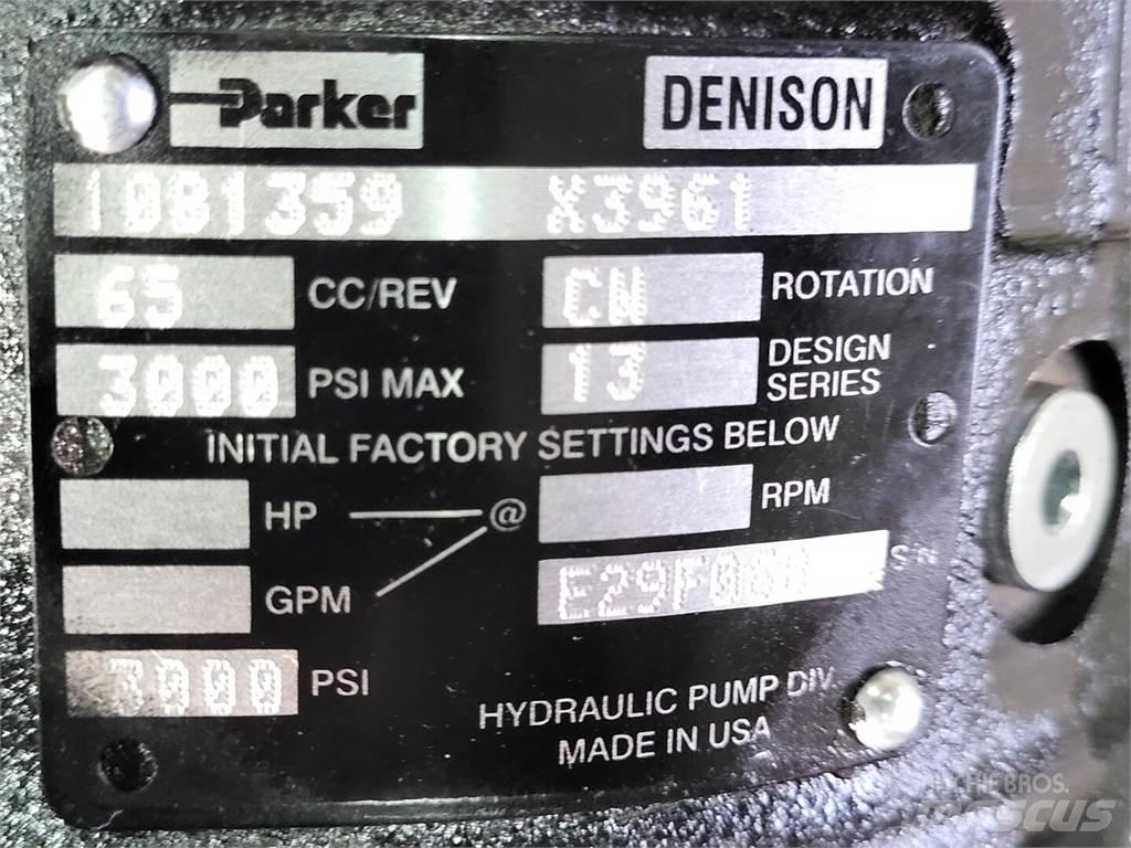 Parker 10B1359 X3961 Гидронасосы