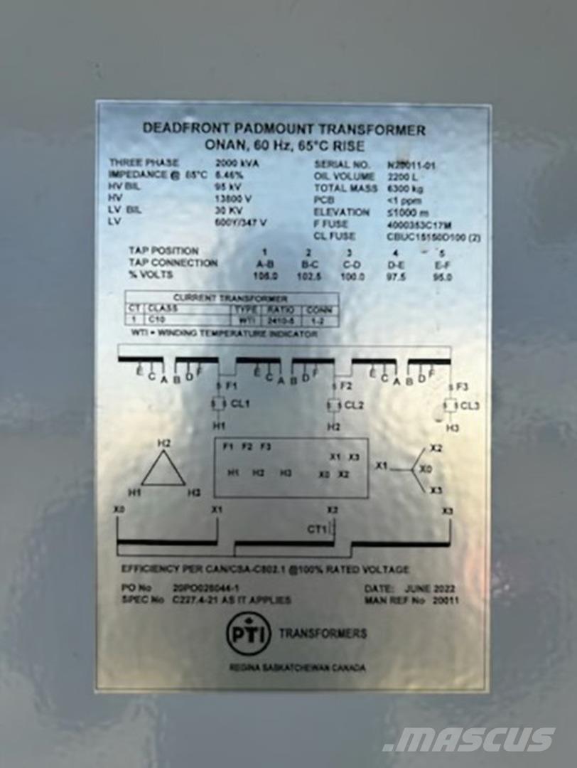  PTI ONAN Строительная техника - Другие