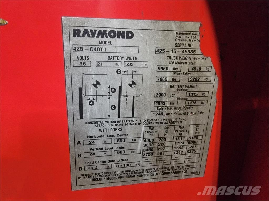 Raymond 425-C40TT Строительная техника - Другие