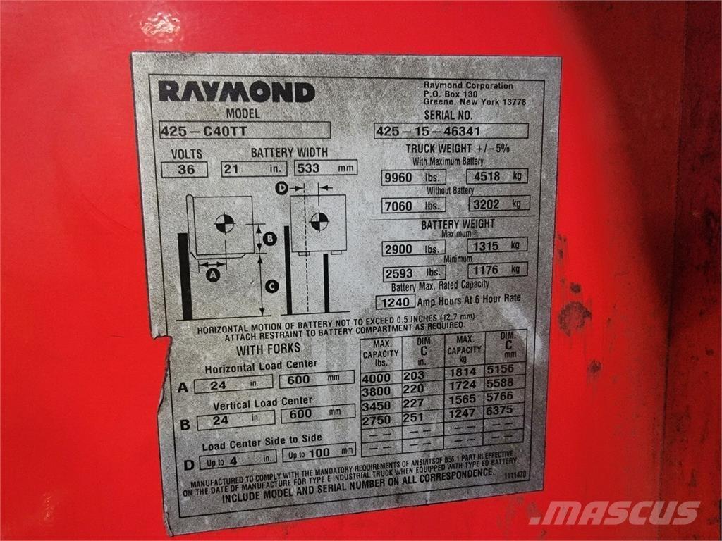 Raymond 425-C40TT Строительная техника - Другие