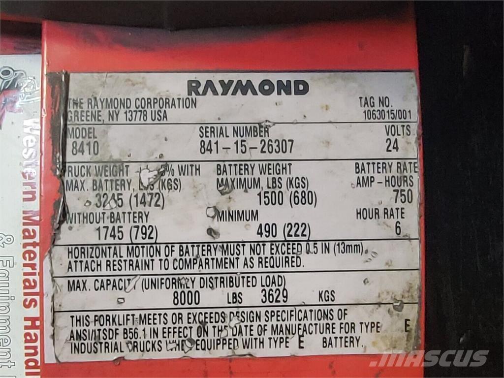 Raymond 8410 Строительная техника - Другие