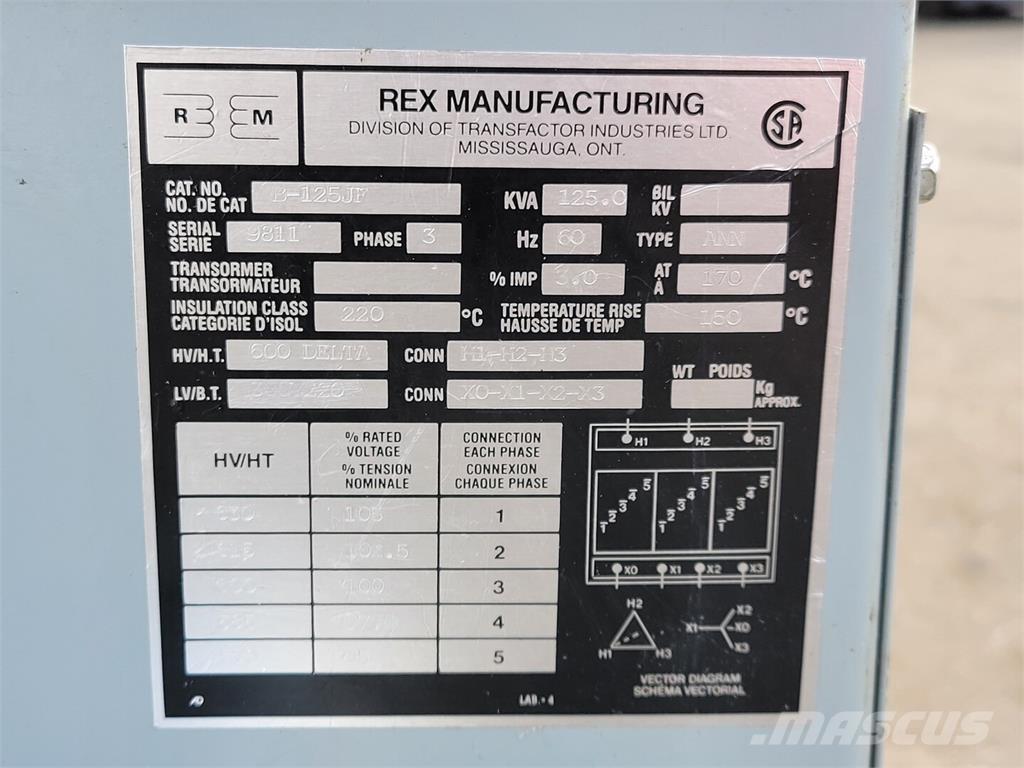 REX B-125JF Строительная техника - Другие