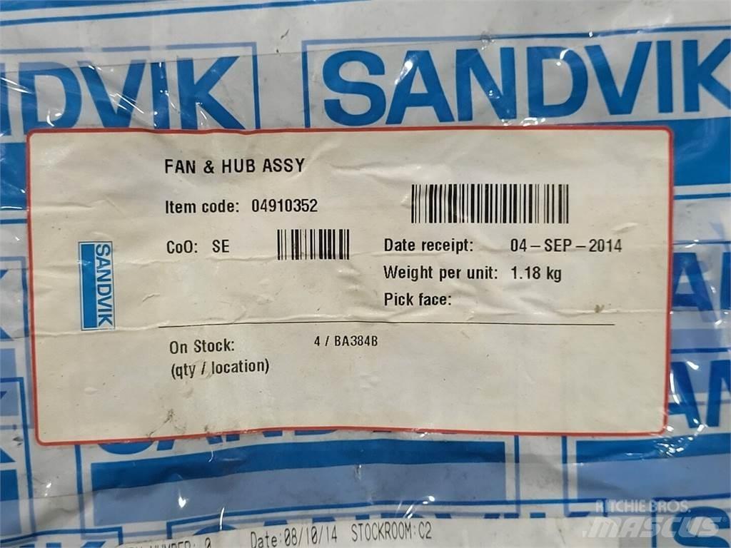 Sandvik 04910352 Компоненты строительной техники