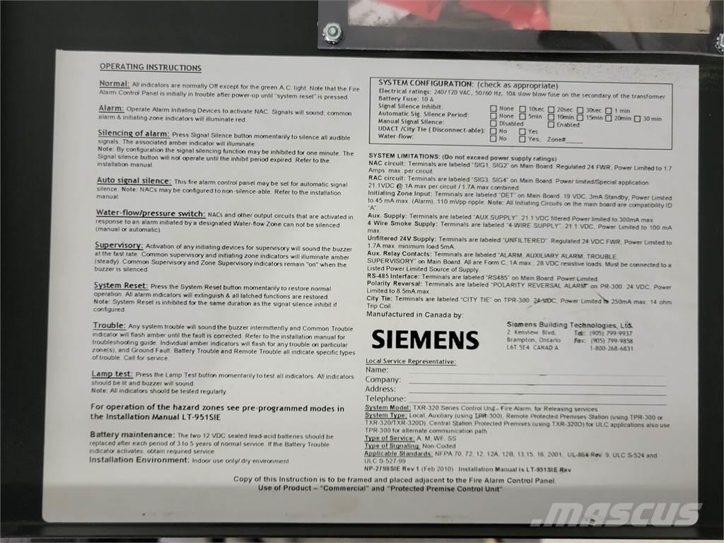 Siemens TXR-320 Строительная техника - Другие