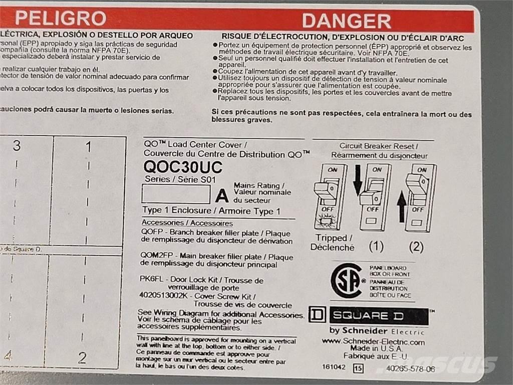  SQUARE D QOC30UC Строительная техника - Другие