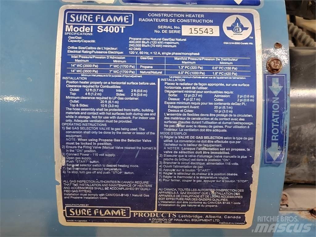  SURE FLAME S400T Оборудование для прогрева и размораживания