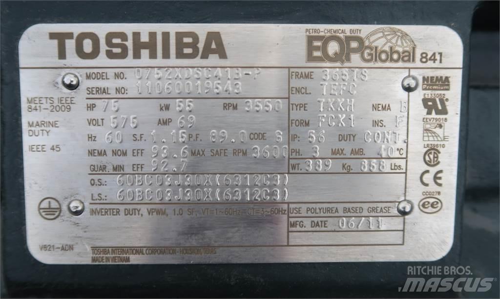  TOSHIBA 0752XDSC41B-P Промышленные двигатели