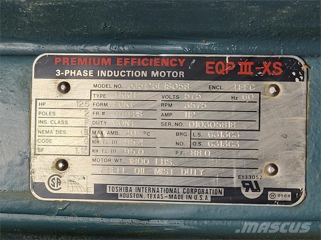  TOSHIBA 3J5125L1S058 Промышленные двигатели