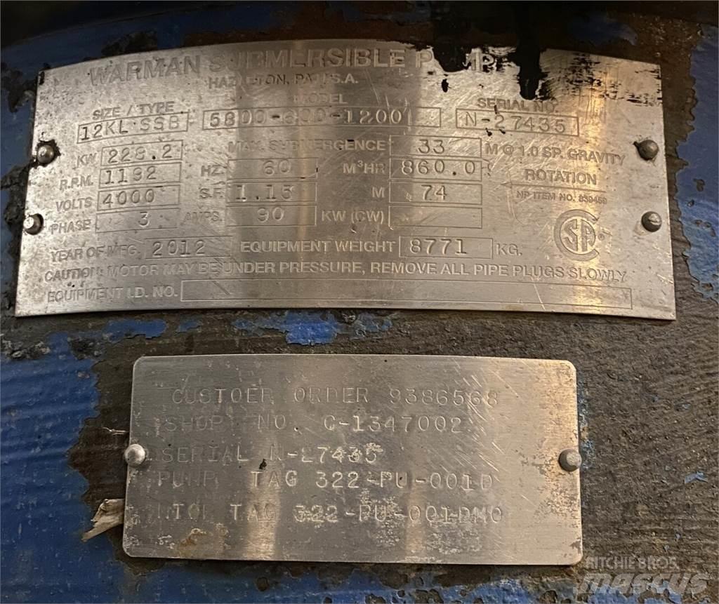 Warman 5800-600-1200 Гидронасосы