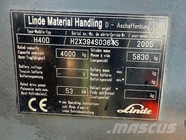Linde H 40 D Дизельные погрузчики