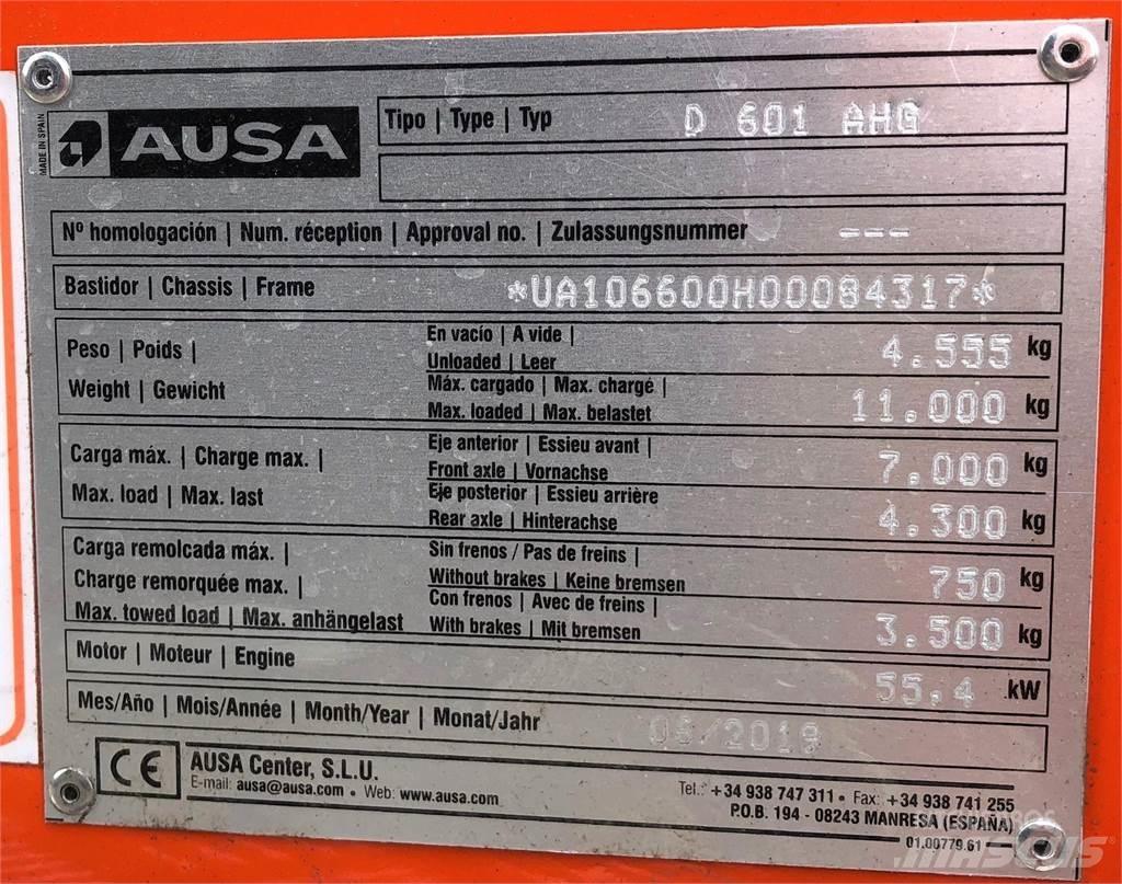 Ausa D601AHG Мини-самосвалы
