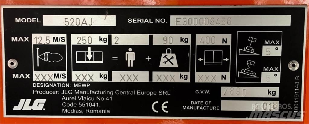 JLG 520AJ Разные подъемники и вышки