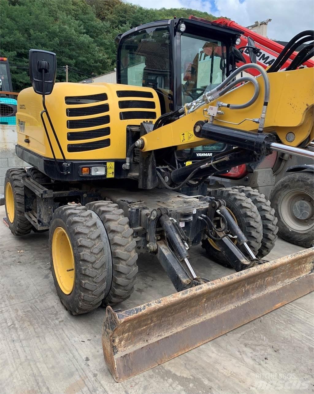Yanmar B95W Колёсные экскаваторы