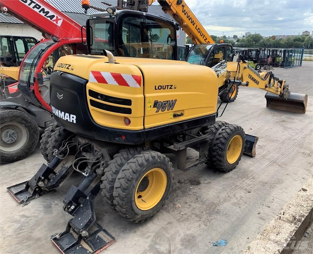 Yanmar B95W Колёсные экскаваторы