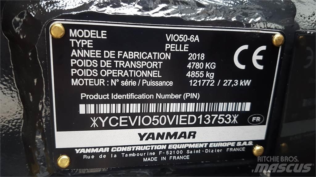 Yanmar ViO50-6 Мини-экскаваторы