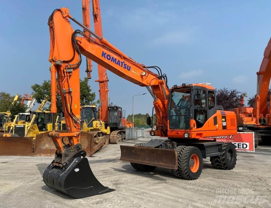 Komatsu PW180-7EO Колёсные экскаваторы