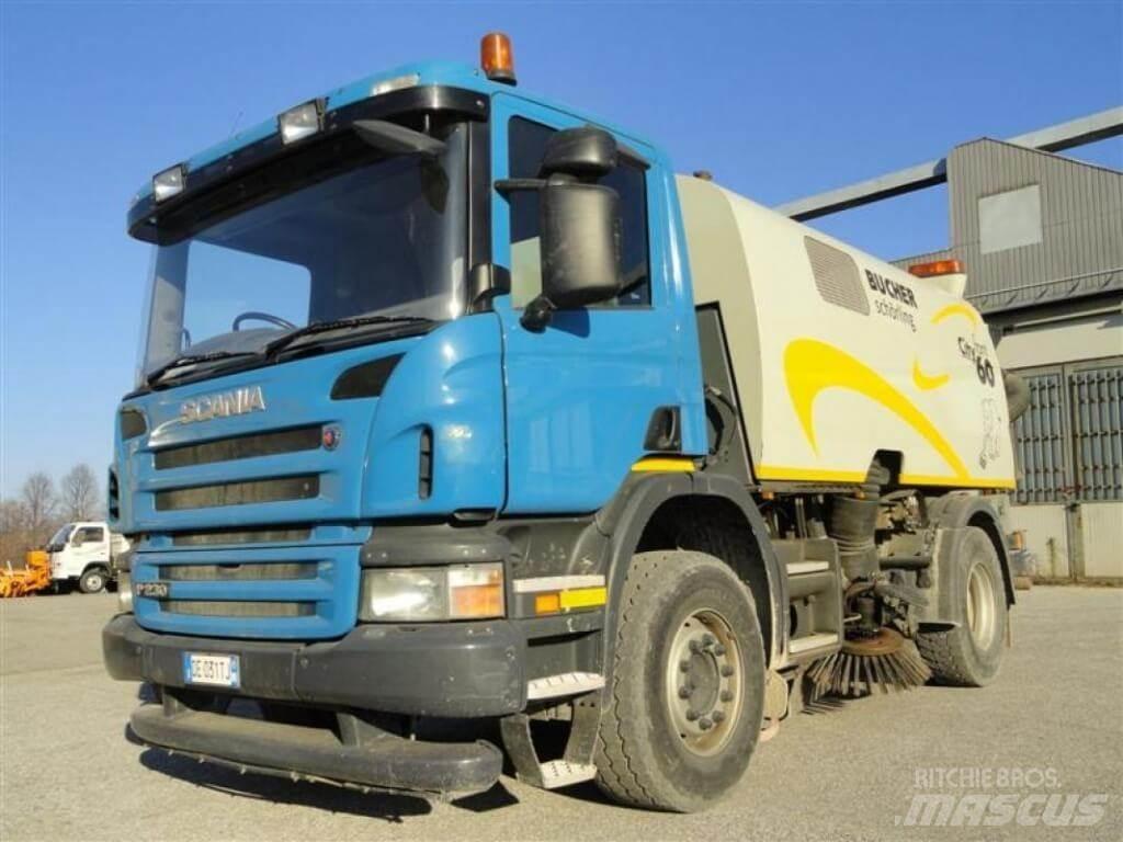 Scania P 230 Bucher Уборочные машины